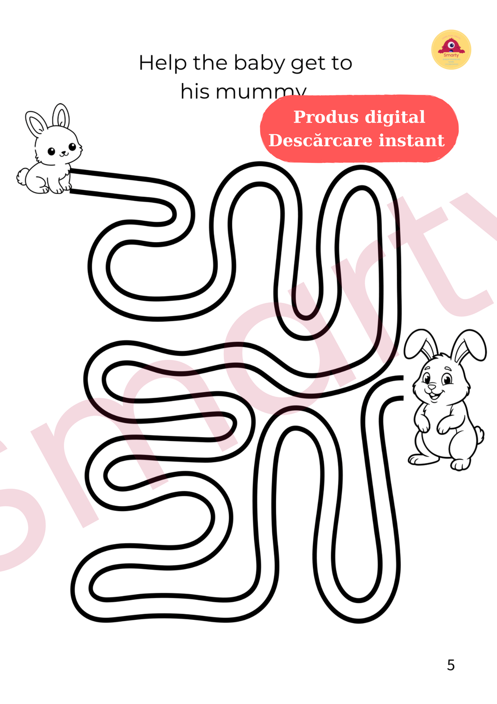 De la Mâzgălituri la Primele Litere-Caiet Digital de Scriere cu Animale pentru Preșcolari Preschool Writing Practice
